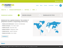 Tablet Screenshot of masterlab.nl