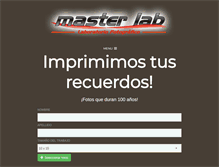 Tablet Screenshot of masterlab.com.ar